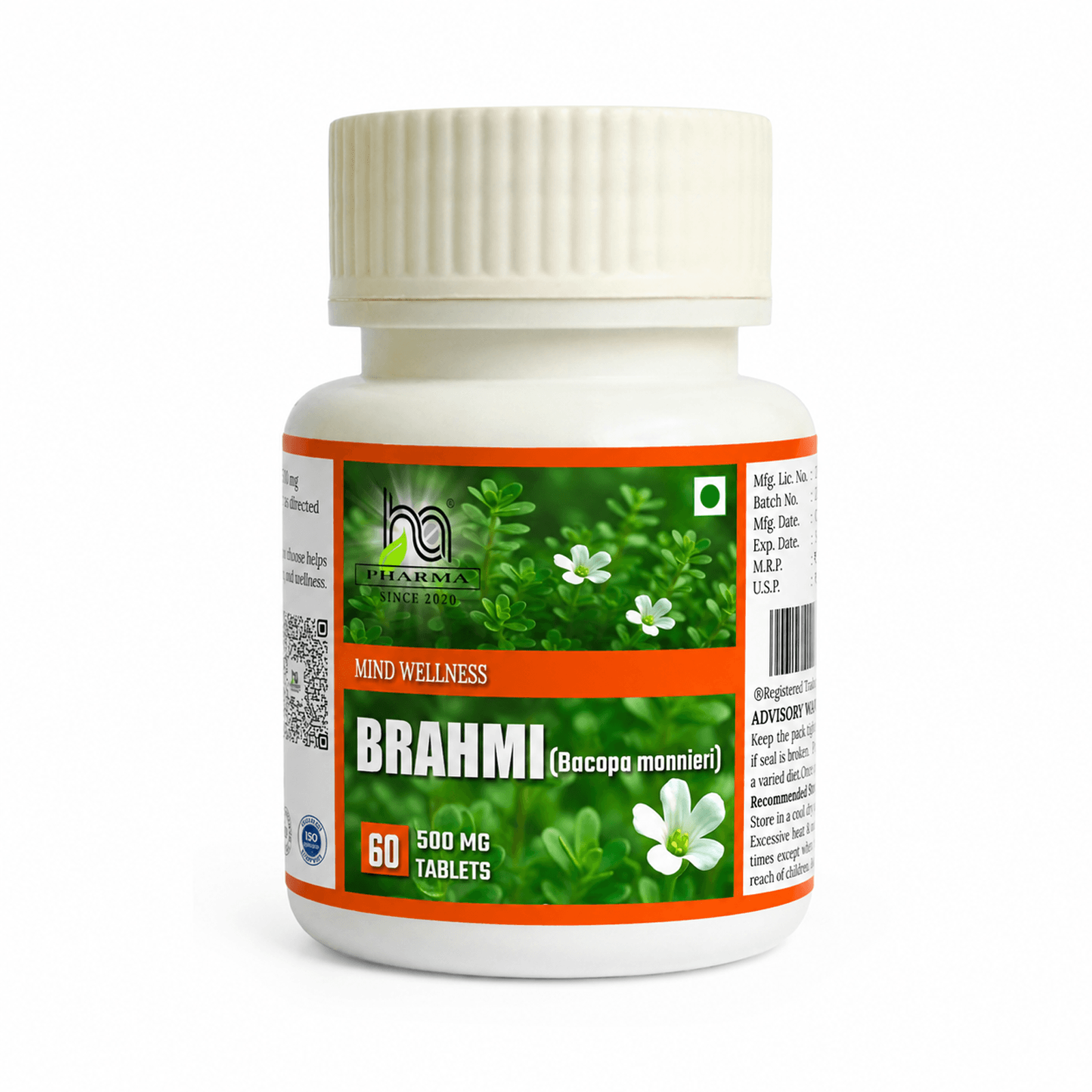 Brahmi pack front