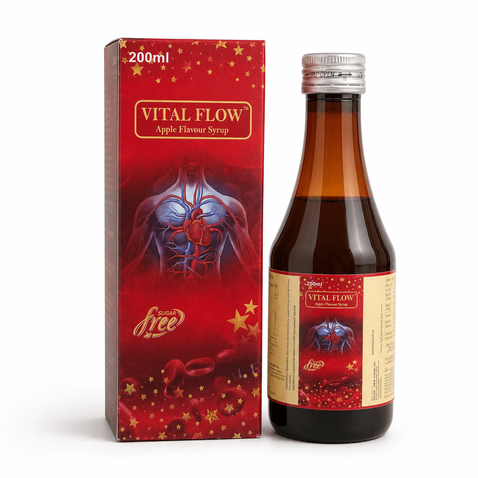 Vitalflow Syrup pack front