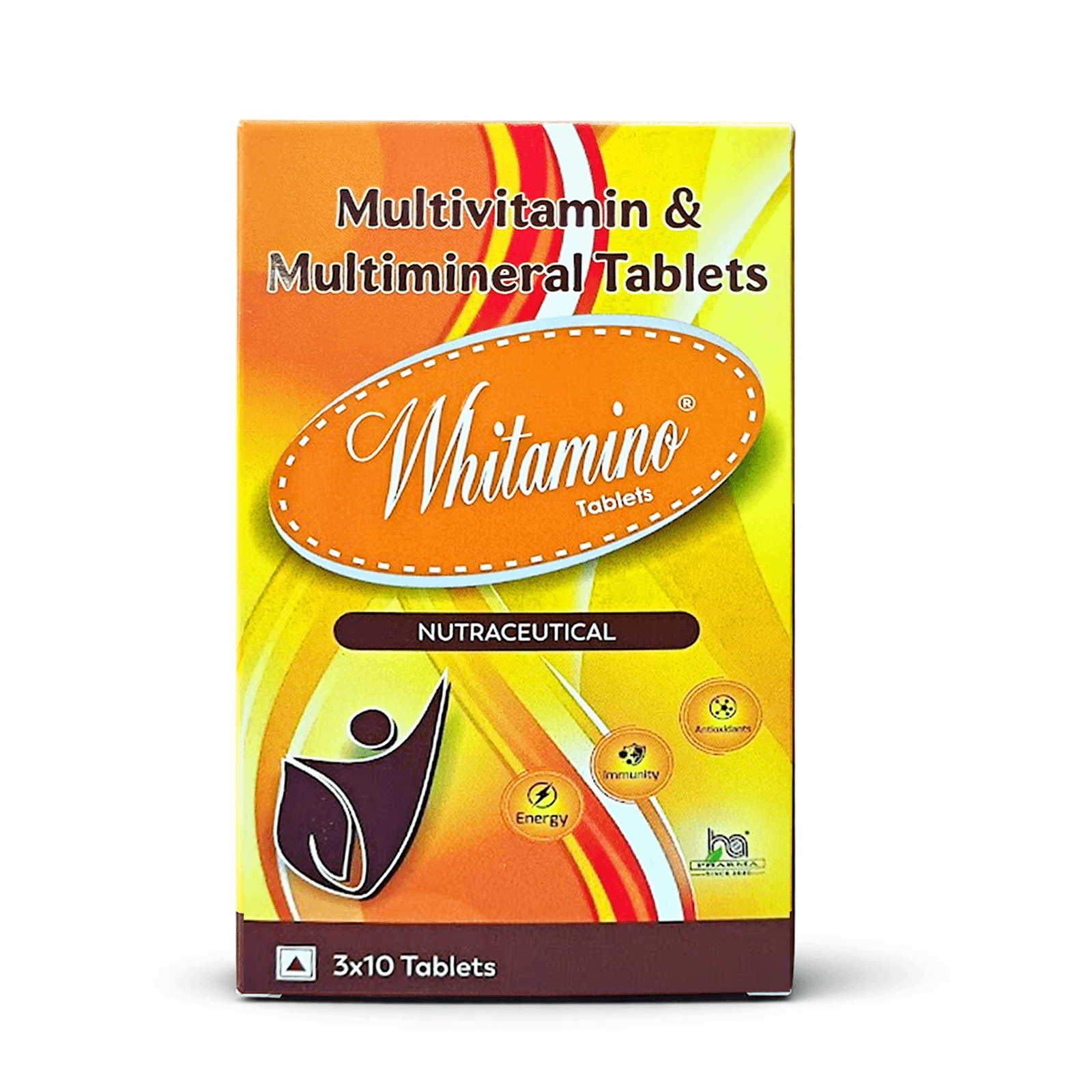 Whitamino Tablets pack front
