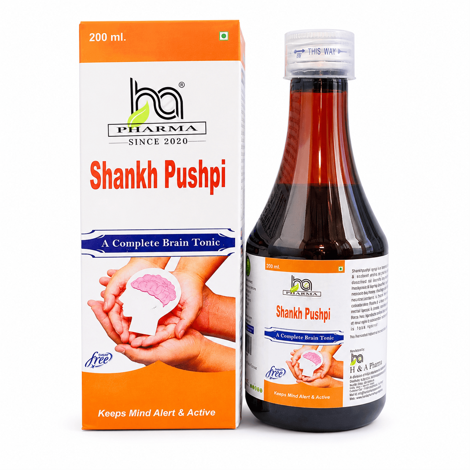 Shankhpushpi Syrup pack front