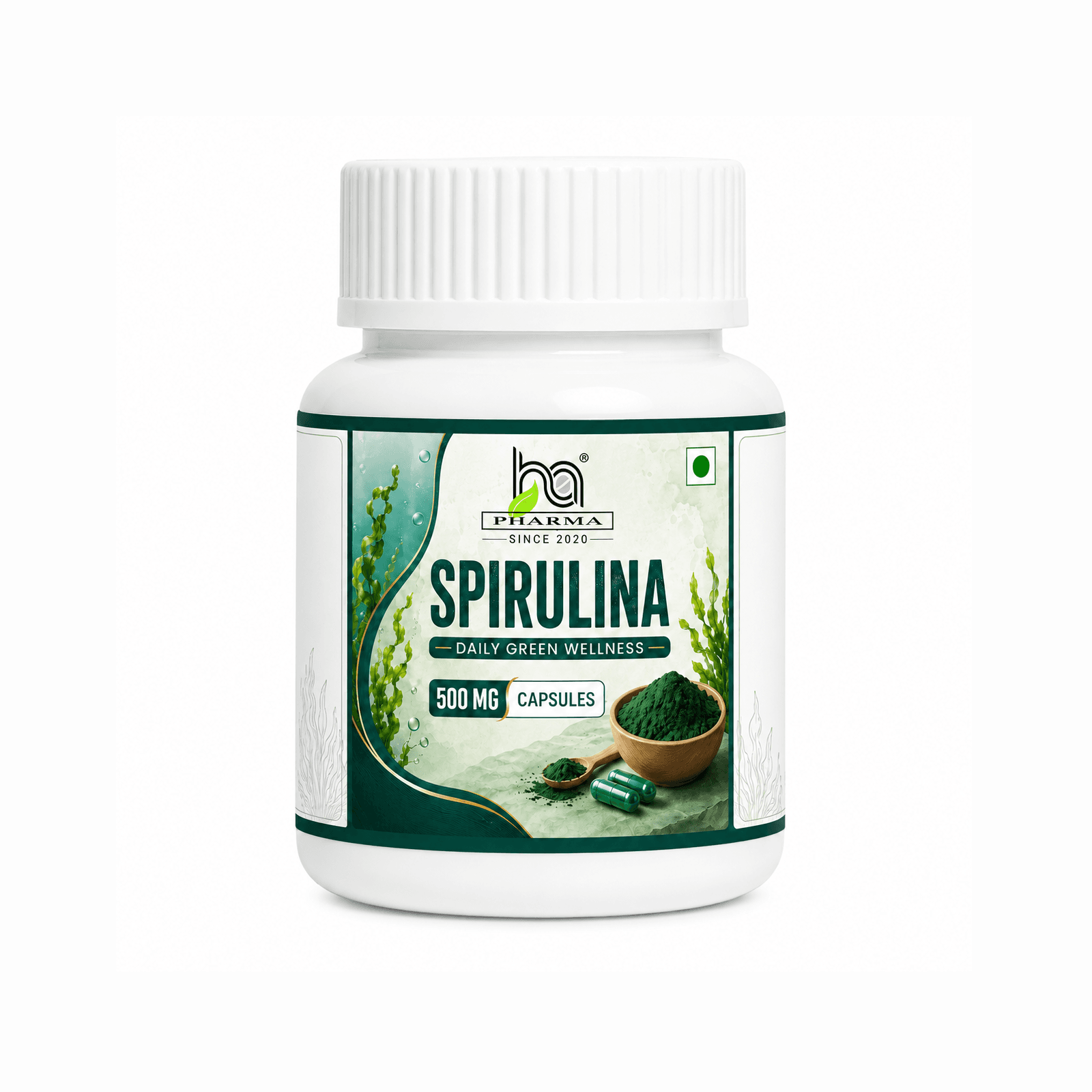 Spirulina pack front